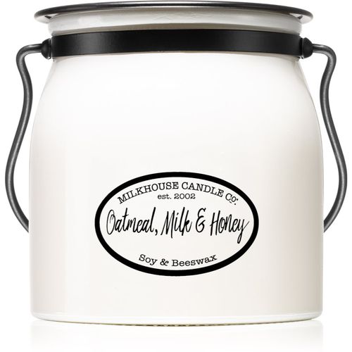 Creamery Oatmeal, Milk & Honey Duftkerze Butter Jar 454 g - Milkhouse Candle Co. - Modalova