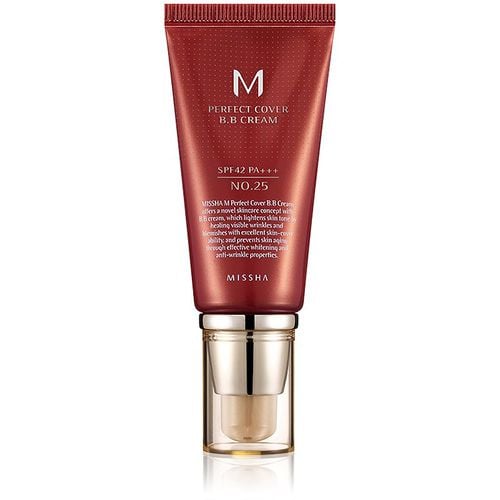 M Perfect Cover BB Cream hoher UV-Schutz Farbton No. 25 Warm Beige SPF42/PA+++ 50 ml - Missha - Modalova