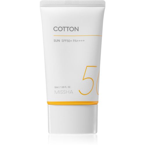 All Around Safe Block Cotton Sun crema solare SPF 50+ per pelli sensibili e allergiche 50 ml - Missha - Modalova