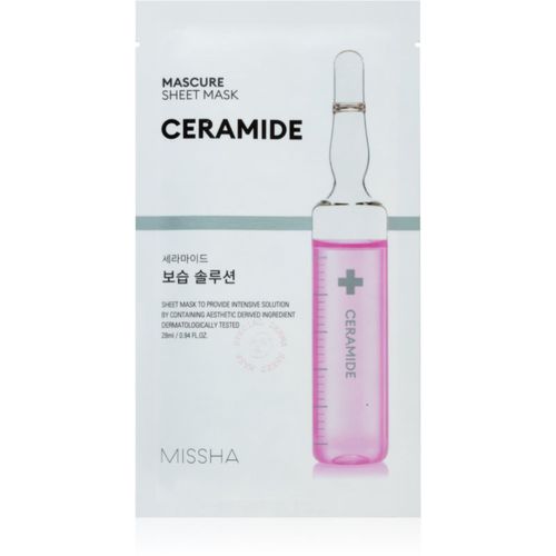 Mascure Ceramide mascarilla nutriente en forma de hoja 28 ml - Missha - Modalova