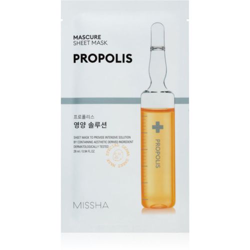 Mascure Propolis mascarilla nutriente en forma de hoja para pieles irritadas y sensibles 28 ml - Missha - Modalova