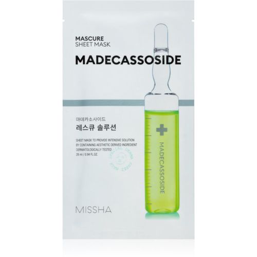 Mascure Madecassoside mascarilla de tela nutritiva para pieles irritadas y sensibles 28 ml - Missha - Modalova