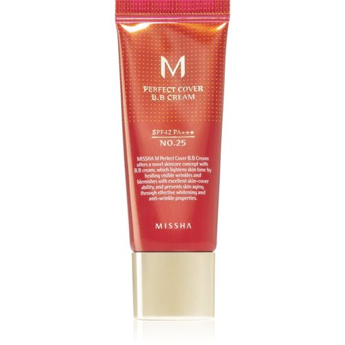 M Perfect Cover BB Creme mit sehr hohem UV-Schutz kleine Packung Farbton No. 25 Warm Beige SPF 42/PA+++ 20 ml - Missha - Modalova