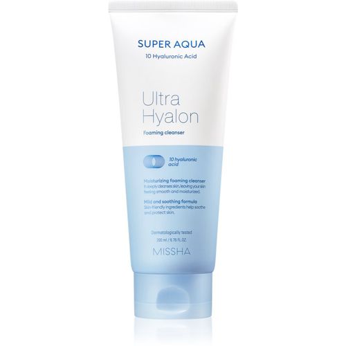 Super Aqua 10 Hyaluronic Acid espuma limpiadora hidratante 200 ml - Missha - Modalova