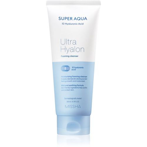 Super Aqua 10 Hyaluronic Acid hydratisierender Reinigungsschaum 200 ml - Missha - Modalova