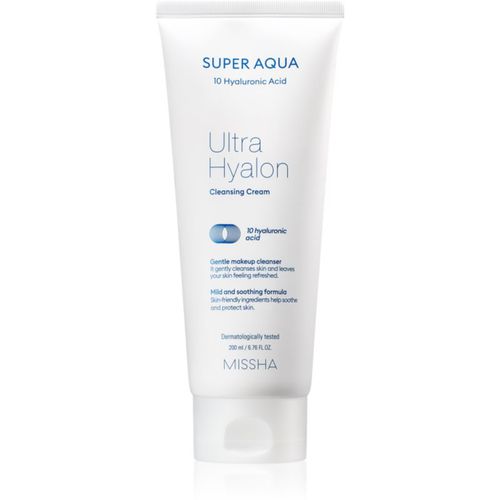 Super Aqua 10 Hyaluronic Acid crema detergente idratante 200 ml - Missha - Modalova