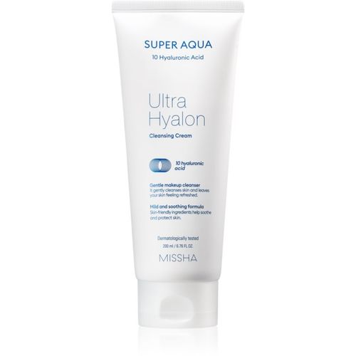 Super Aqua 10 Hyaluronic Acid feuchtigkeitsspendende Reinigungscreme 200 ml - Missha - Modalova