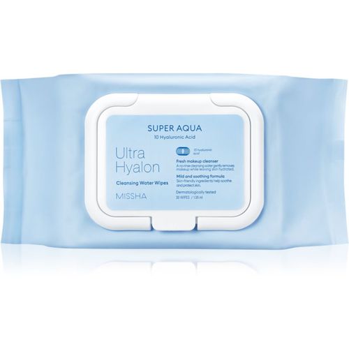 Ultra Hyalon salviette struccanti per fondotinta con acido ialuronico 30 pz - Missha - Modalova