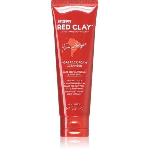 Amazon Red Clay™ espuma de limpieza profunda con arcilla 120 ml - Missha - Modalova