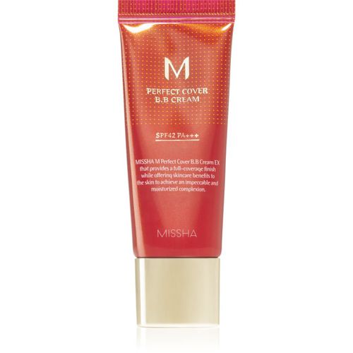 M Perfect Cover BB Creme mit sehr hohem UV-Schutz kleine Packung Farbton No. 13 Bright Beige SPF 42/PA+++ 20 ml - Missha - Modalova