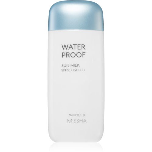 All Around Safe Block Waterproof Sun Milk leche solar resistente al agua SPF 50+ 70 ml - Missha - Modalova