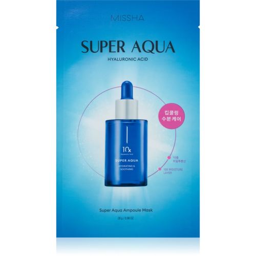 Super Aqua 10 Hyaluronic Acid Feuchtigkeitsspendende Tuchmaske 28 g - Missha - Modalova