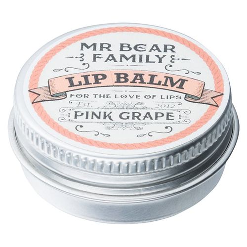 Pink Grape Lippenbalsam für Herren 15 ml - Mr Bear Family - Modalova