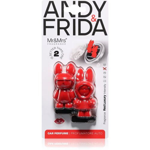 Andy & Frida Red Luxury ambientador de coche para ventilación 1 ud - Mr & Mrs Fragrance - Modalova