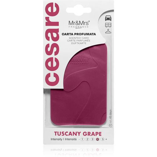 Cesare Tuscany Grape cartellino profumato 1 pz - Mr & Mrs Fragrance - Modalova