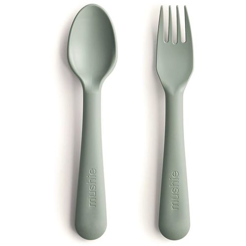 Fork and Spoon Set posate Sage 2 pz - Mushie - Modalova