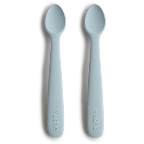 Silicone Feeding Spoons cucchiaino Powder Blue 2 pz - Mushie - Modalova