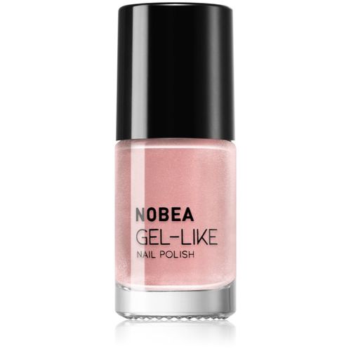 Metal Gel-like Nail Polish esmalte de uñas efecto gel tono Shimmer pink N#77 6 ml - NOBEA - Modalova