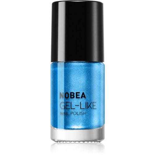 Metal Gel-like Nail Polish smalto per unghie effetto gel colore Atomic blue N#75 6 ml - NOBEA - Modalova