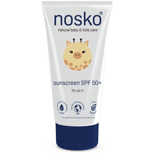 Baby Sunscreen SPF 50+ crema de protección solar para niños SPF 50+ 75 ml - Nosko - Modalova