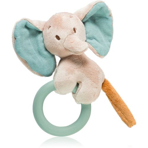 Teether Elephant Axel and Luna dentaruolo con sonaglio 1 pz - NATTOU - Modalova