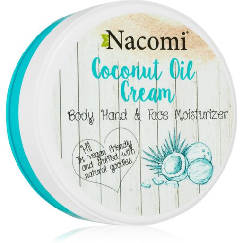 Coconut Oil Feuchtigkeitscreme für Gesicht, Hände und Körper 100 ml - Nacomi - Modalova