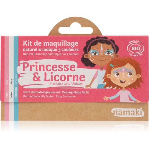 Color Face Painting Kit Princess & Unicorn set (per bambini) - Namaki - Modalova