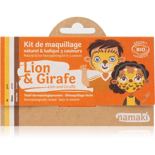 Color Face Painting Kit Lion & Giraffe Set für Kinder 1 St - Namaki - Modalova