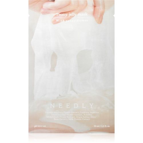 Peony Jelly Mask mascarilla iluminadora en forma de hoja con efecto humectante 33 ml - NEEDLY - Modalova