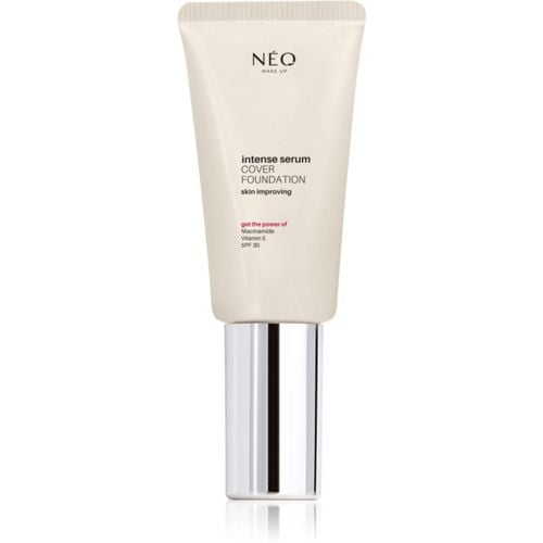 Intense Serum Cover Foundation maquillaje para un aspecto natural SPF 30 tono 01 Porcelain 30 ml - NEO MAKE UP - Modalova