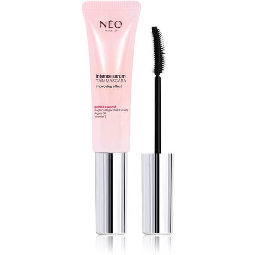 Intense Serum Tan Mascara máscara de pestañas fortificante con efecto regenerador tono Black 9 ml - NEO MAKE UP - Modalova