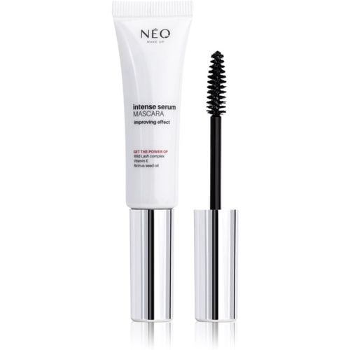 Intense Serum Mascara máscara de pestañas fortificante para estimular el crecimiento de las pestañas tono Black 9 ml - NEO MAKE UP - Modalova