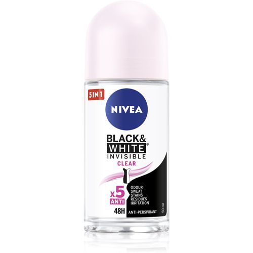 Invisible Black & White Clear antitranspirante con bola para mujer 50 ml - Nivea - Modalova