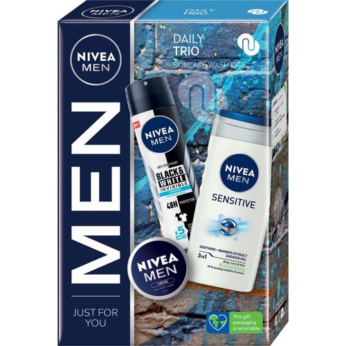 MEN Daily Trio confezione regalo (per viso e corpo) per uomo - Nivea - Modalova