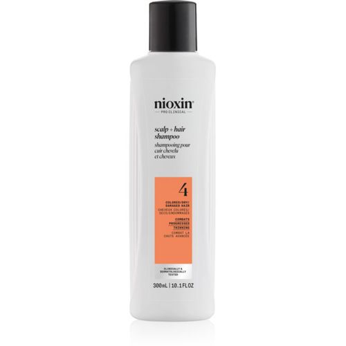 System 4 Scalp + Hair Shampoo shampoo delicato per capelli tinti e danneggiati 300 ml - Nioxin - Modalova