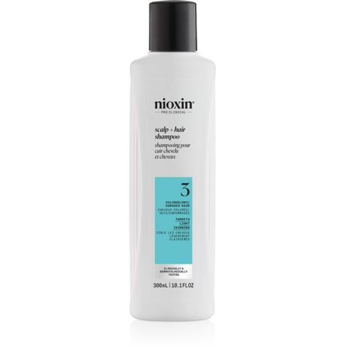 System 3 Scalp + Hair Shampoo shampoo detergente per capelli tinti e diradati 300 ml - Nioxin - Modalova