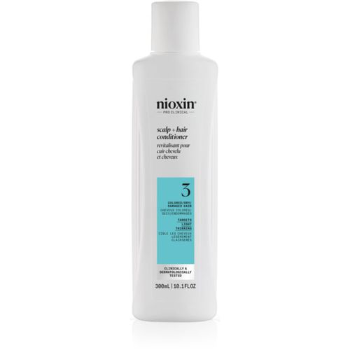 System 3 Scalp + Hair Conditioner balsamo per capelli tinti diradati 300 ml - Nioxin - Modalova