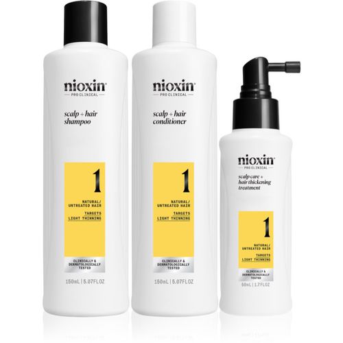 System 1 confezione regalo per capelli delicati e diradati 3 pz - Nioxin - Modalova