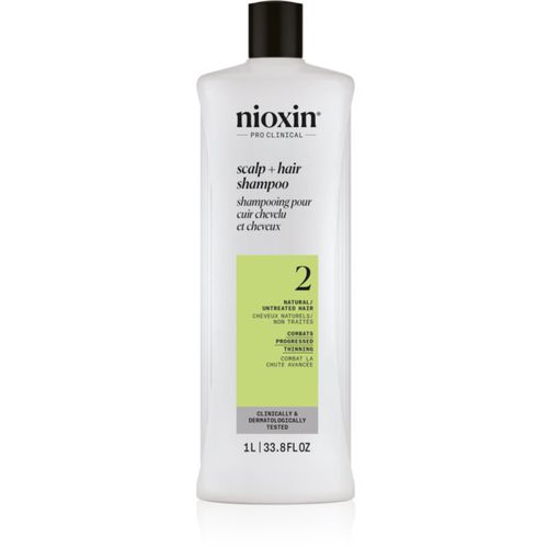 System 2 Scalp + Hair Shampoo shampoo contro la perdita di densità dei capelli 1000 ml - Nioxin - Modalova