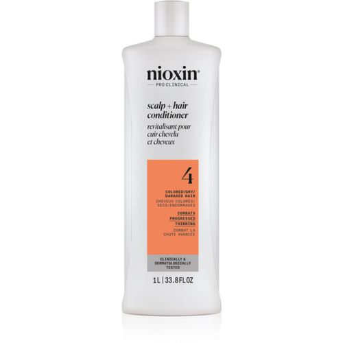 System 4 Scalp + Hair Conditioner balsamo idratante e nutriente per capelli tinti e danneggiati 1000 ml - Nioxin - Modalova