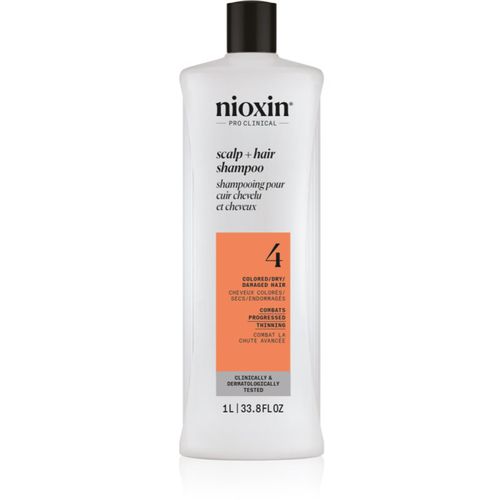 System 4 Scalp + Hair Shampoo shampoo delicato per capelli tinti e danneggiati 1000 ml - Nioxin - Modalova