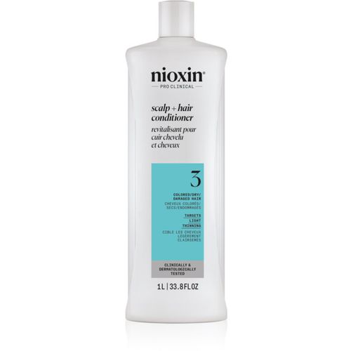 System 3 Scalp + Hair Shampoo balsamo per capelli tinti diradati 1000 ml - Nioxin - Modalova