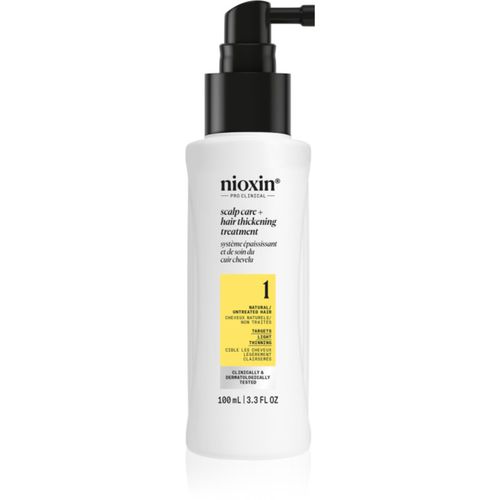 System 1 Scalp + Hair Thickening Treatment siero per la densità dei capelli e proteggerli dalla fragilità 100 ml - Nioxin - Modalova