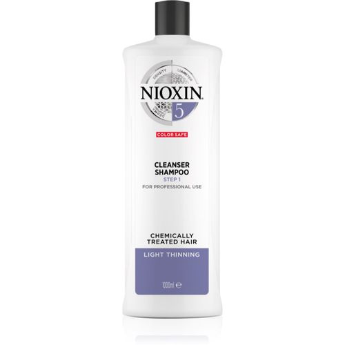 System 5 Color Safe Cleanser Shampoo shampoo detergente per capelli tinti e diradati 1000 ml - Nioxin - Modalova