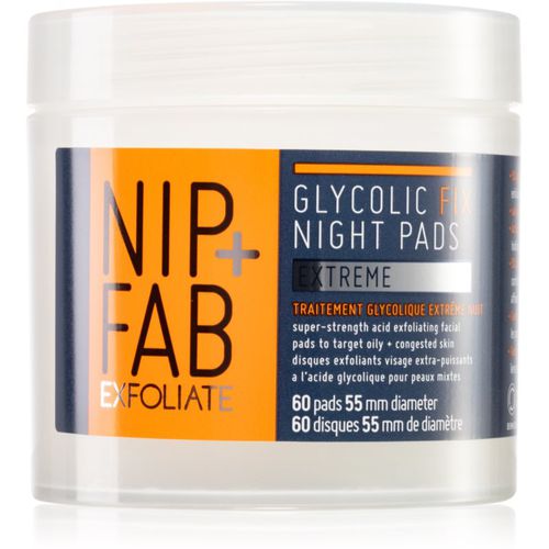 Glycolic Fix Extreme almohadillas limpiadoras para la noche 60 ud - NIP+FAB - Modalova