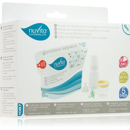 Sterilization bags sacchetti sterilizzanti per il forno a microonde 5 pz - Nuvita - Modalova