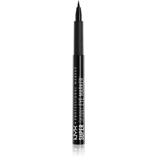 Super Skinny Eye Marker eyeliner in pennarello colore Carbon Black 1.1 ml - NYX Professional Makeup - Modalova