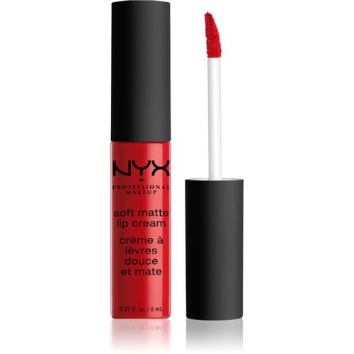 Soft Matte Lip Cream barra de labios líquida fórmula ligera tono 01 Amsterdam 8 ml - NYX Professional Makeup - Modalova