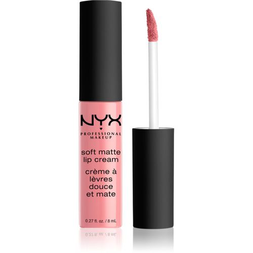 Soft Matte Lip Cream barra de labios líquida fórmula ligera tono 06 Istanbul 8 ml - NYX Professional Makeup - Modalova