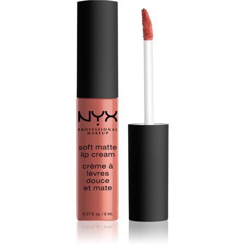 Soft Matte Lip Cream barra de labios líquida fórmula ligera tono 19 Cannes 8 ml - NYX Professional Makeup - Modalova